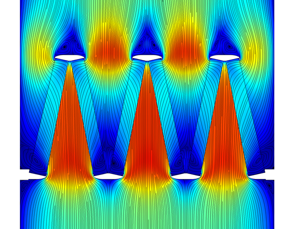 Flow pattern compact filter HS-Mikro Pak Airflow pattern HS-Mikro Pak compact filter